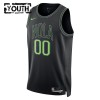 Camiseta Niños New Orleans Pelicans Personalizadas 2025-26 Nike City Edition Negro Swingman